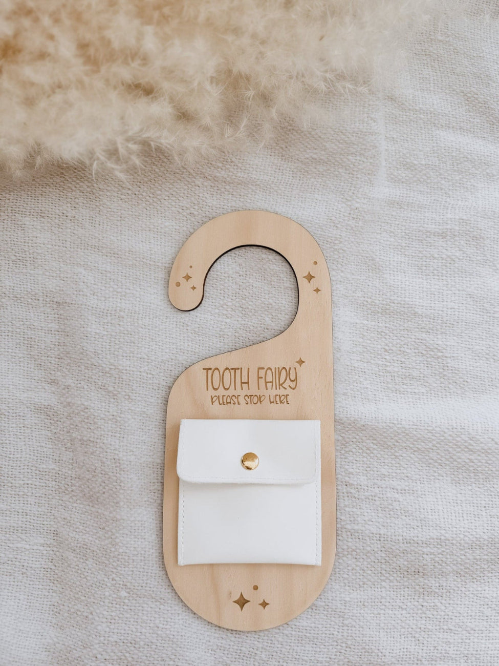 TOOTH FAIRY DOOR HANGER | Engraved Plywood
