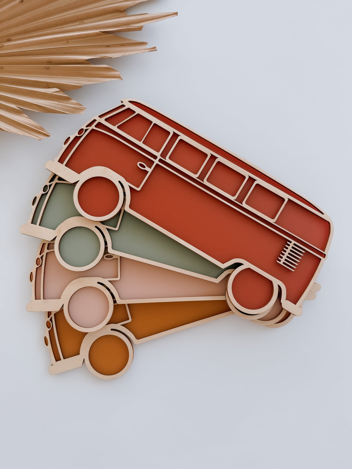 KOMBI VAN | Retro Wall Shapes | Personalised | Plywood & Acrylic