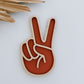 PEACE HAND | Retro Wall Shape | Plywood & Acrylic