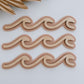 WAVES | SET OF 3 | Retro Coastal Wall Shape | Plywood & Acrylic