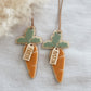 EASTER BASKET TAG | CARROT | Personalised | Acrylic & Plywood