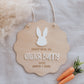 SCALLOPED EASTER COUNTDOWN SIGN | Personalised | Engraved Plywood & Acrylic
