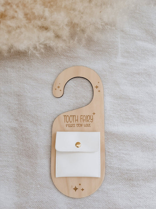TOOTH FAIRY DOOR HANGER | Engraved Plywood