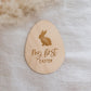 MY FIRST EASTER | Egg Sign | Engraved Plywood |