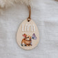 EASTER BASKET TAG | EGG | Personalised | Plywood & Acrylic | UV Print
