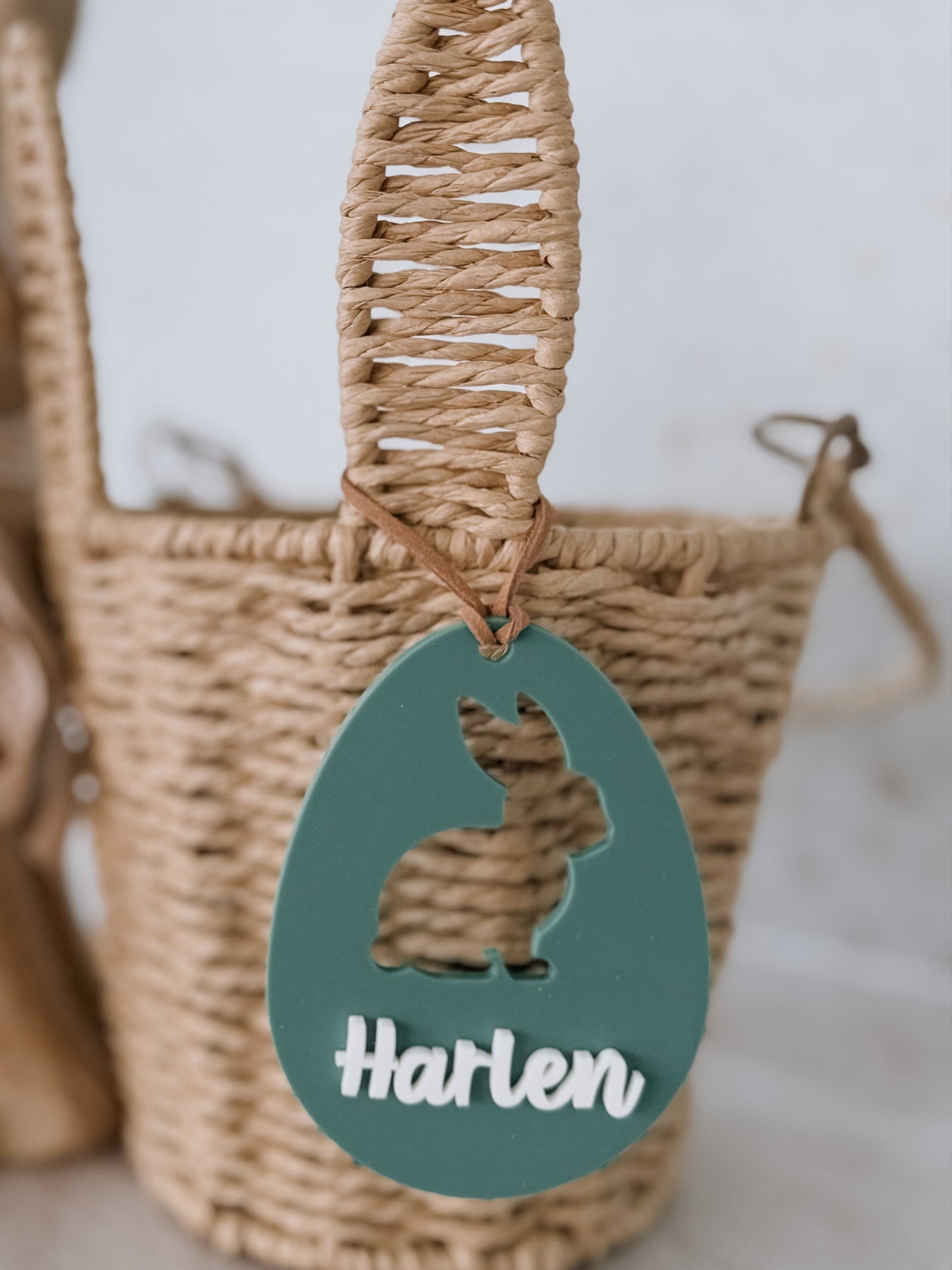 EASTER BASKET TAG | EGG | Personalised | Acrylic