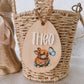 EASTER BASKET TAG | EGG | Personalised | Plywood & Acrylic | UV Print
